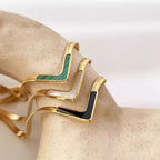 V-Shape Herringbone Chain Necklace