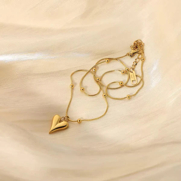 Gold Plated Heart Necklace
