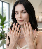 Pearl Bow Ring – Gold