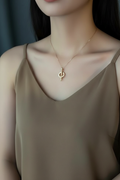 Gold Nail Ring Pendant Necklace 💛