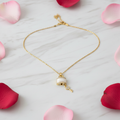 Lock & Key Pendant Necklace