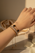 Luxe Golden Bracelet Trio
